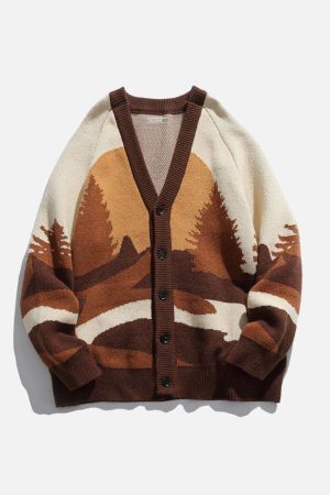 Concert Outfit Forest Sunrise Cardigan