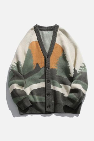 Concert Outfit Forest Sunrise Cardigan