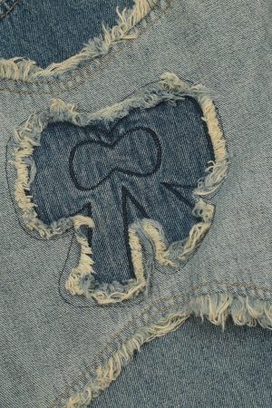 Concert Outfit Fringe Bow Jeans