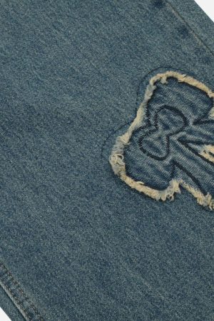 Concert Outfit Fringe Bow Jeans