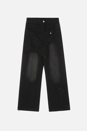 Concert Outfit Fringe Bow Jeans