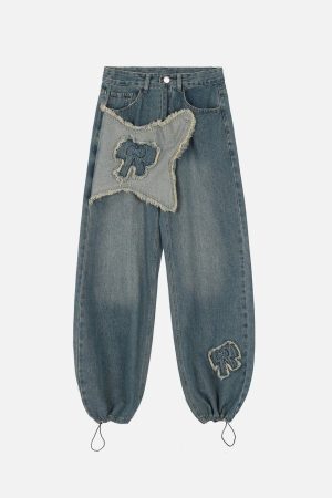 Concert Outfit Fringe Bow Jeans