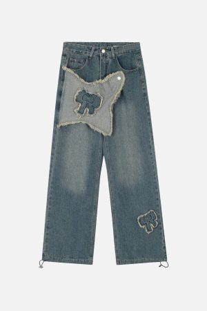 Concert Outfit Fringe Bow Jeans