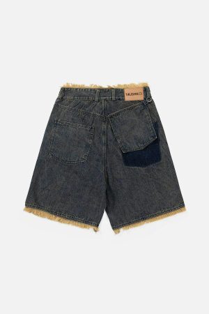 Concert Outfit Fringe Denim Jorts