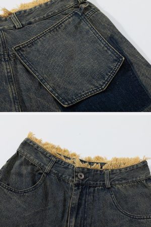 Concert Outfit Fringe Denim Jorts