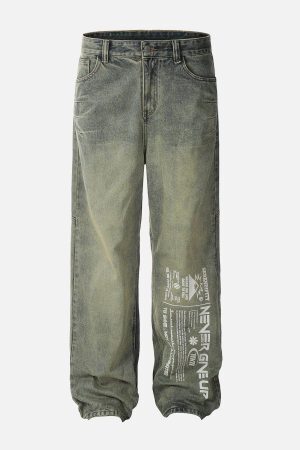 Concert Outfit Fringe Pocket Jeans