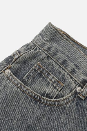 Concert Outfit Fringe Star Loose Jeans