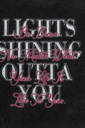 Concert Outfit Full Diamond Tooth Pattern T-Shirt