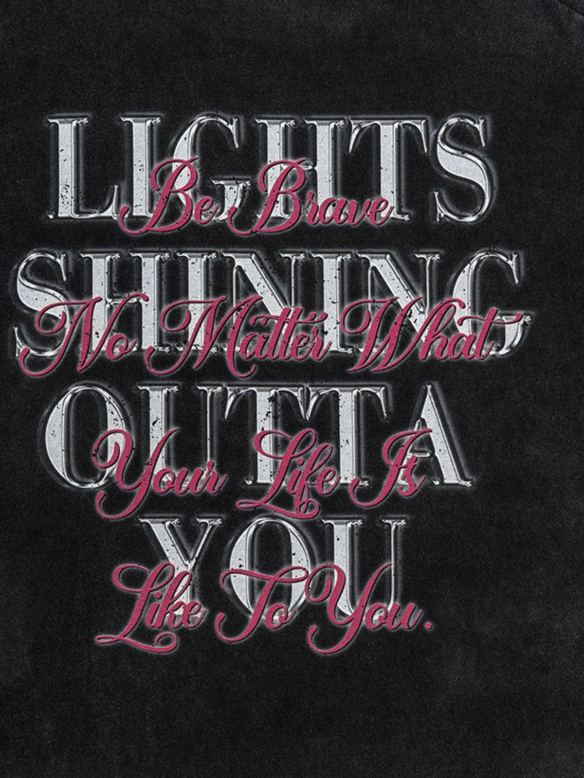 Concert Outfit Full Diamond Tooth Pattern T-Shirt Concert Outfit Full Diamond Tooth Pattern T-Shirt