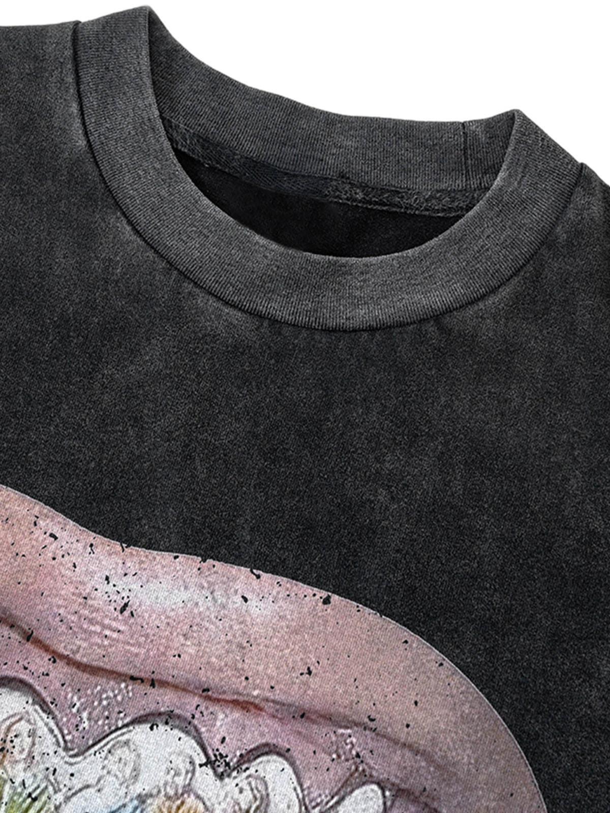 Concert Outfit Full Diamond Tooth Pattern T-Shirt Concert Outfit Full Diamond Tooth Pattern T-Shirt