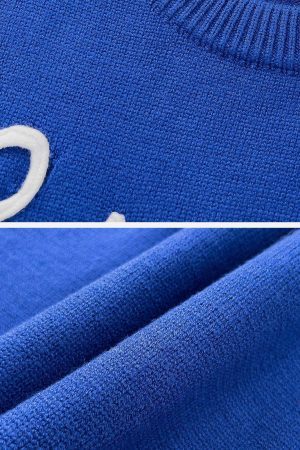 Concert Outfit Fun Embroidery Sweater