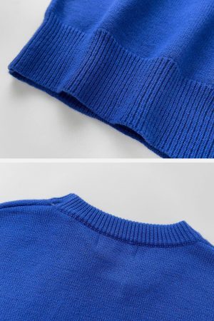 Concert Outfit Fun Embroidery Sweater