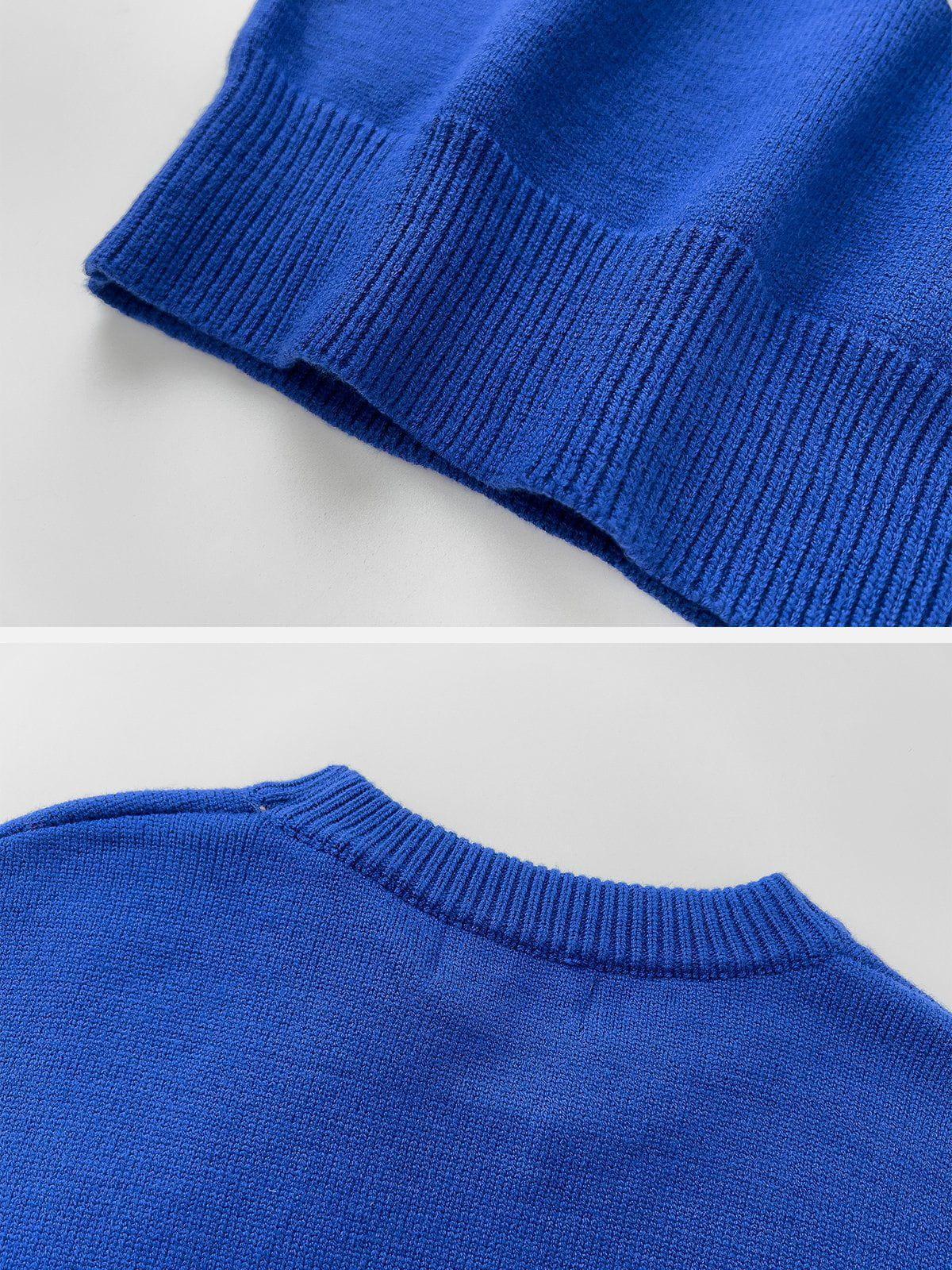 Concert Outfit Fun Embroidery Sweater Concert Outfit Fun Embroidery Sweater