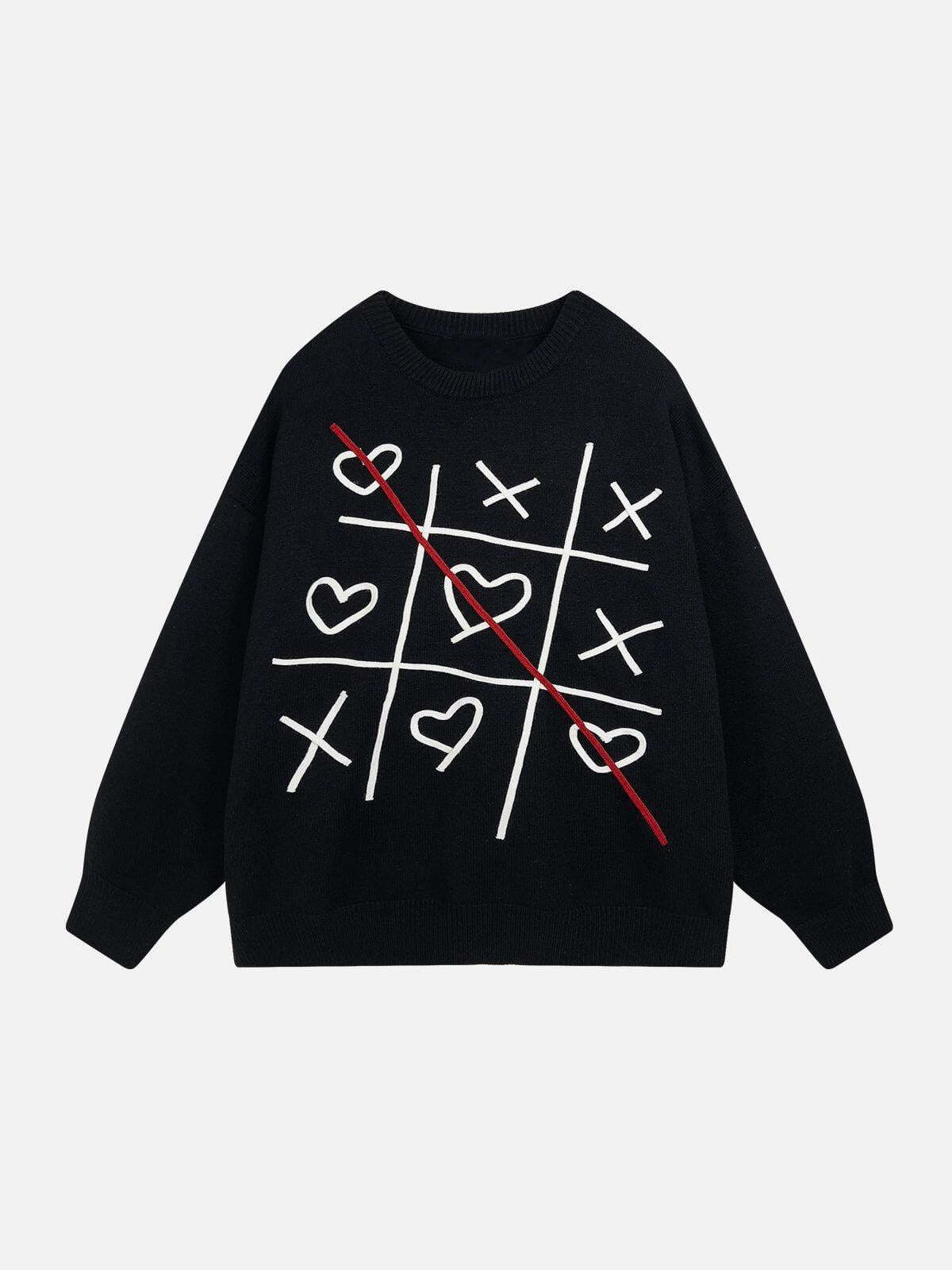 Concert Outfit Fun Embroidery Sweater Concert Outfit Fun Embroidery Sweater