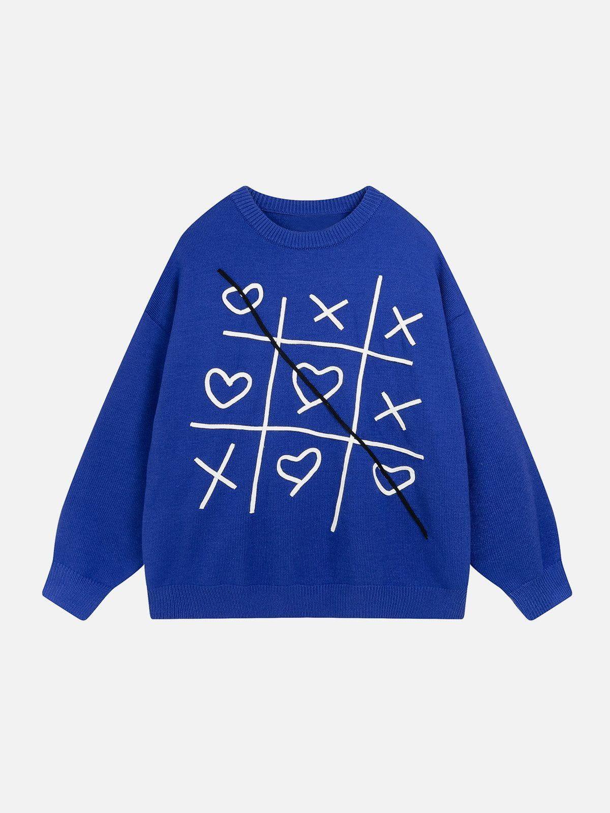 Concert Outfit Fun Embroidery Sweater Concert Outfit Fun Embroidery Sweater