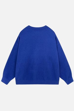 Concert Outfit Fun Embroidery Sweater