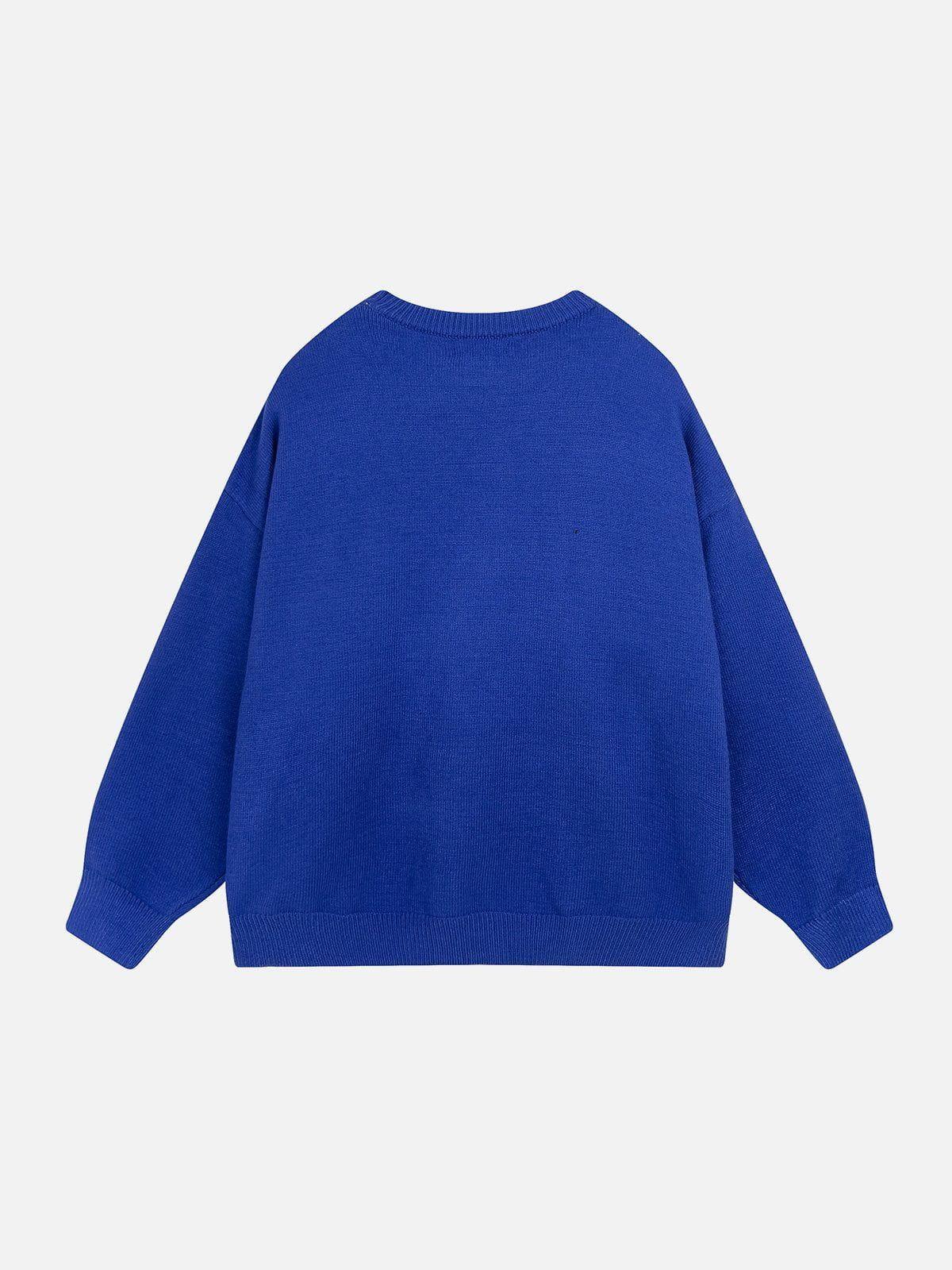 Concert Outfit Fun Embroidery Sweater Concert Outfit Fun Embroidery Sweater