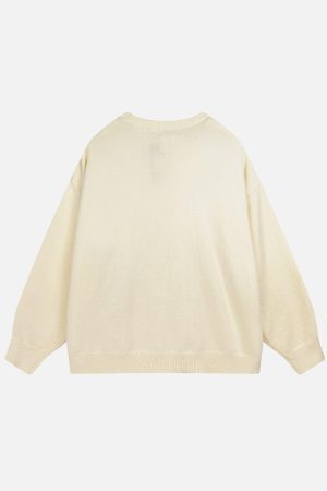 Concert Outfit Fun Embroidery Sweater