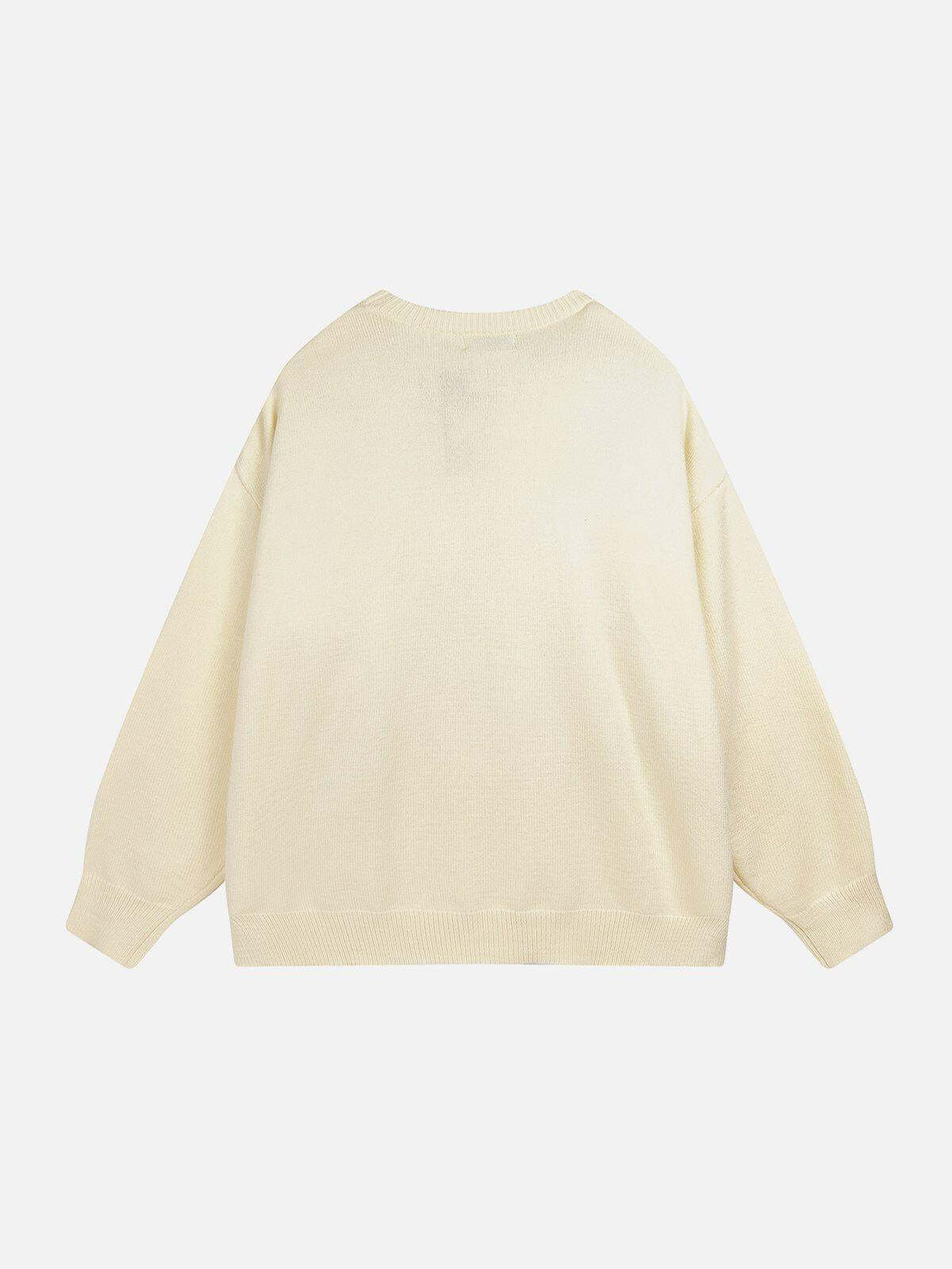 Concert Outfit Fun Embroidery Sweater Concert Outfit Fun Embroidery Sweater