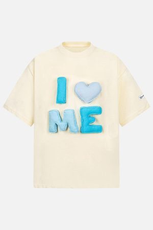 Concert Outfit Fun 'I Love Me' Embroidered T-Shirt