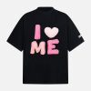 Concert Outfit Fun 'I Love Me' Embroidered T-Shirt