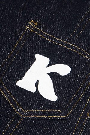 Concert Outfit Fun Letter Pocket Barrel Jeans