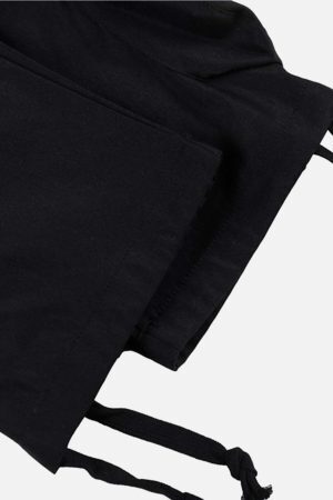 Concert Outfit Functional Wind Zipper Multi-Pocket Work Pants