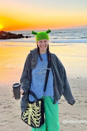 Concert Outfit Funny Animated Shrek Beanie