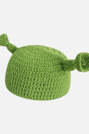 Concert Outfit Funny Animated Shrek Beanie