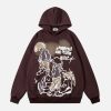 Concert Outfit Funny Cartoon Graphic Hoodie