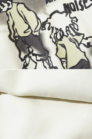 Concert Outfit Funny Cartoon Graphic Hoodie