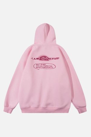 Concert Outfit Funny Cartoon Print Hoodie