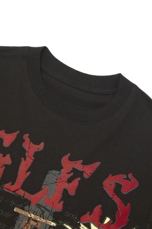 Concert Outfit Funny Jesus Graffiti Street Rap T-Shirt