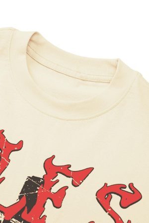 Concert Outfit Funny Jesus Graffiti Street Rap T-Shirt