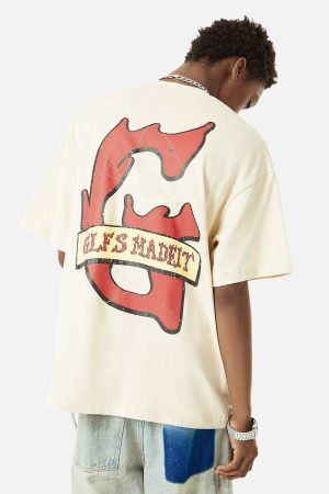 Concert Outfit Funny Jesus Graffiti Street Rap T-Shirt