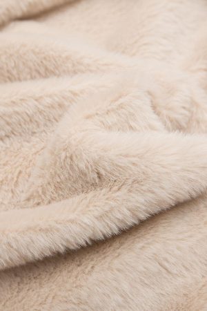 Concert Outfit Fur Lined Zip Up Hooded Bomber Jacket