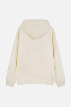 Concert Outfit Fur Patchwork Embroidered Stitching Hoodie