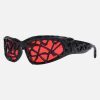 Concert Outfit Futuristic Wavy Frame Sunglasses