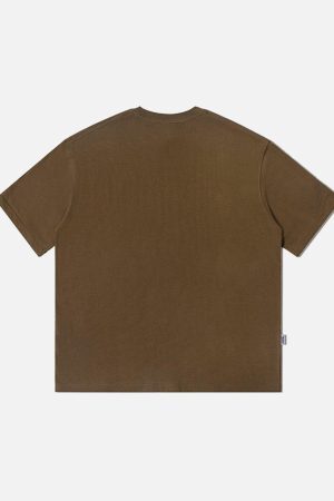 Concert Outfit Fuzzy Graffiti Print Tee