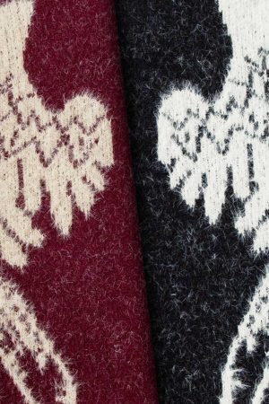 Concert Outfit Fuzzy Zipper Hooded Sweater