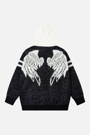 Concert Outfit Fuzzy Zipper Hooded Sweater