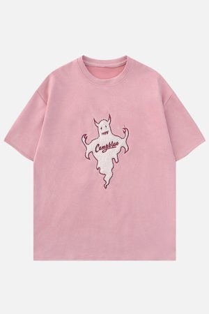 Concert Outfit Genie Flocked Graphic Tee