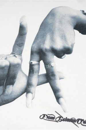 Concert Outfit Gesture Print Hoodie