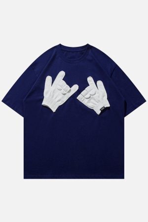Concert Outfit Gloves Gestures Graphic Tee