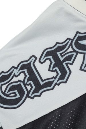 Concert Outfit Gothic Style Embroidered Jersey T-Shirt