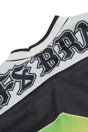 Concert Outfit Gothic Style Embroidered Jersey T-Shirt