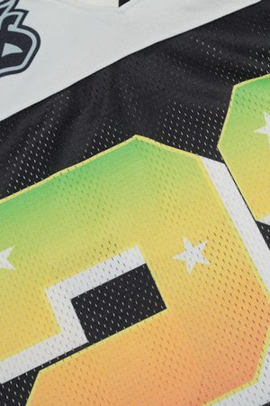 Concert Outfit Gothic Style Embroidered Jersey T-Shirt