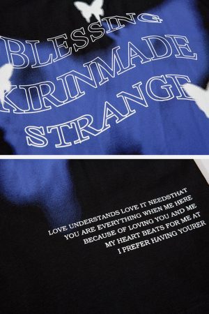 Concert Outfit Gradient Butterflies Graphic Tee