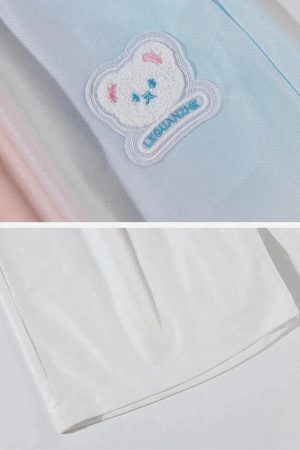 Concert Outfit Gradient Drawstring Shorts