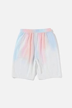Concert Outfit Gradient Drawstring Shorts